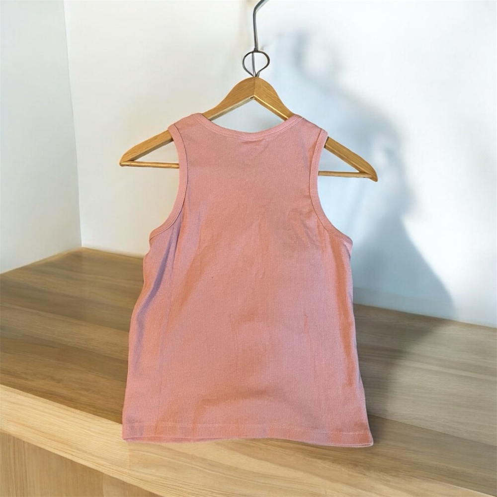 NEW Pink Barbie Rhinestone Cropped Tank Top Size Small Bling Women's Fitted - Picture 4 of 7
